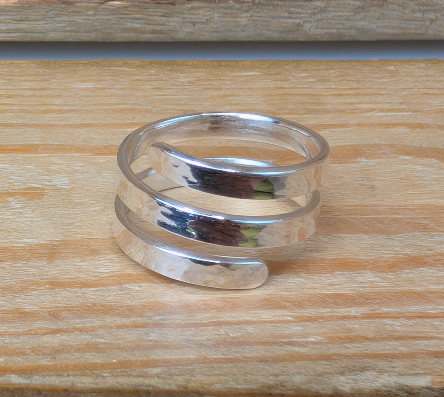sterling silver double wrap rings