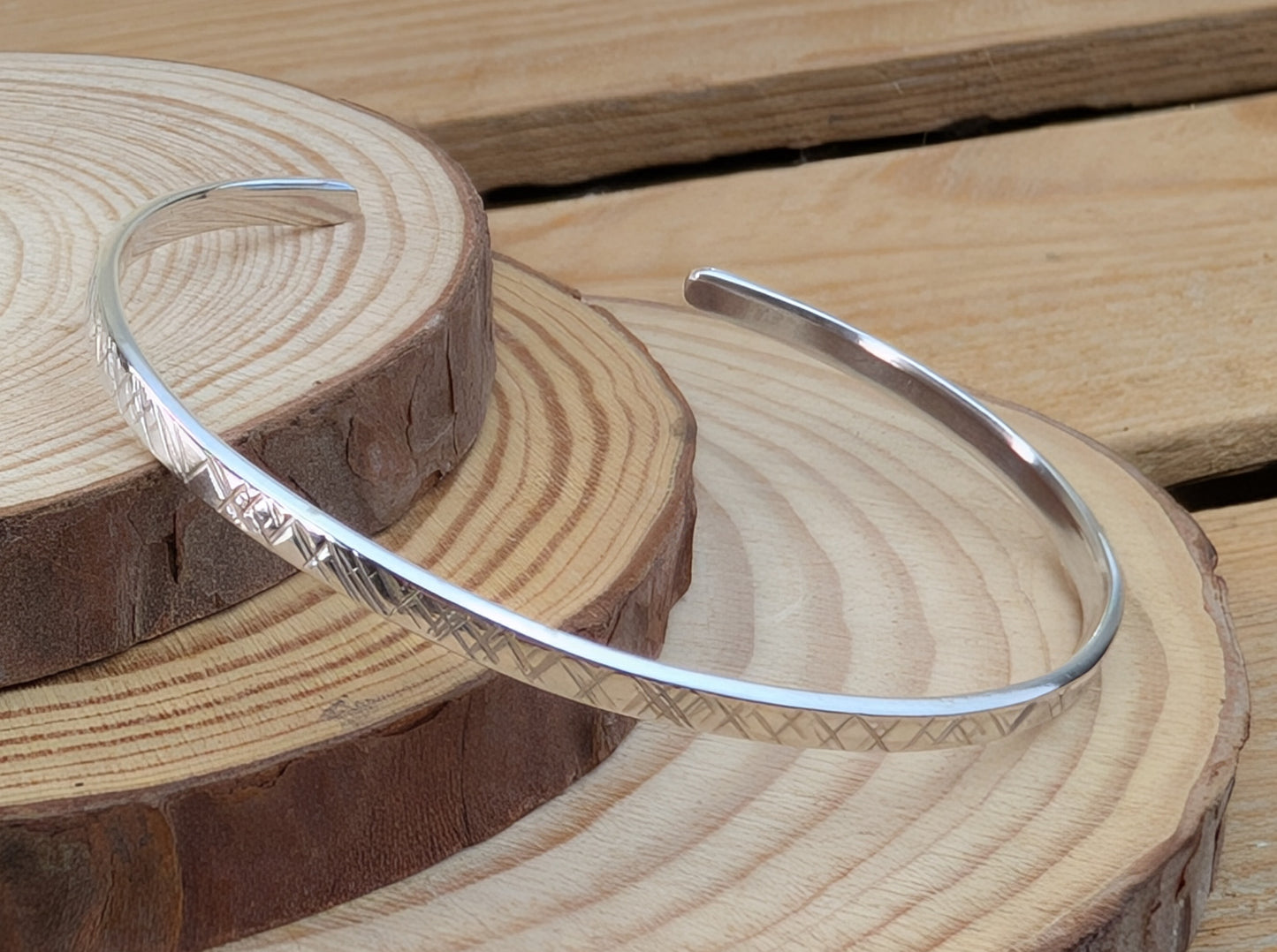sterling silver adjustable mini cuff