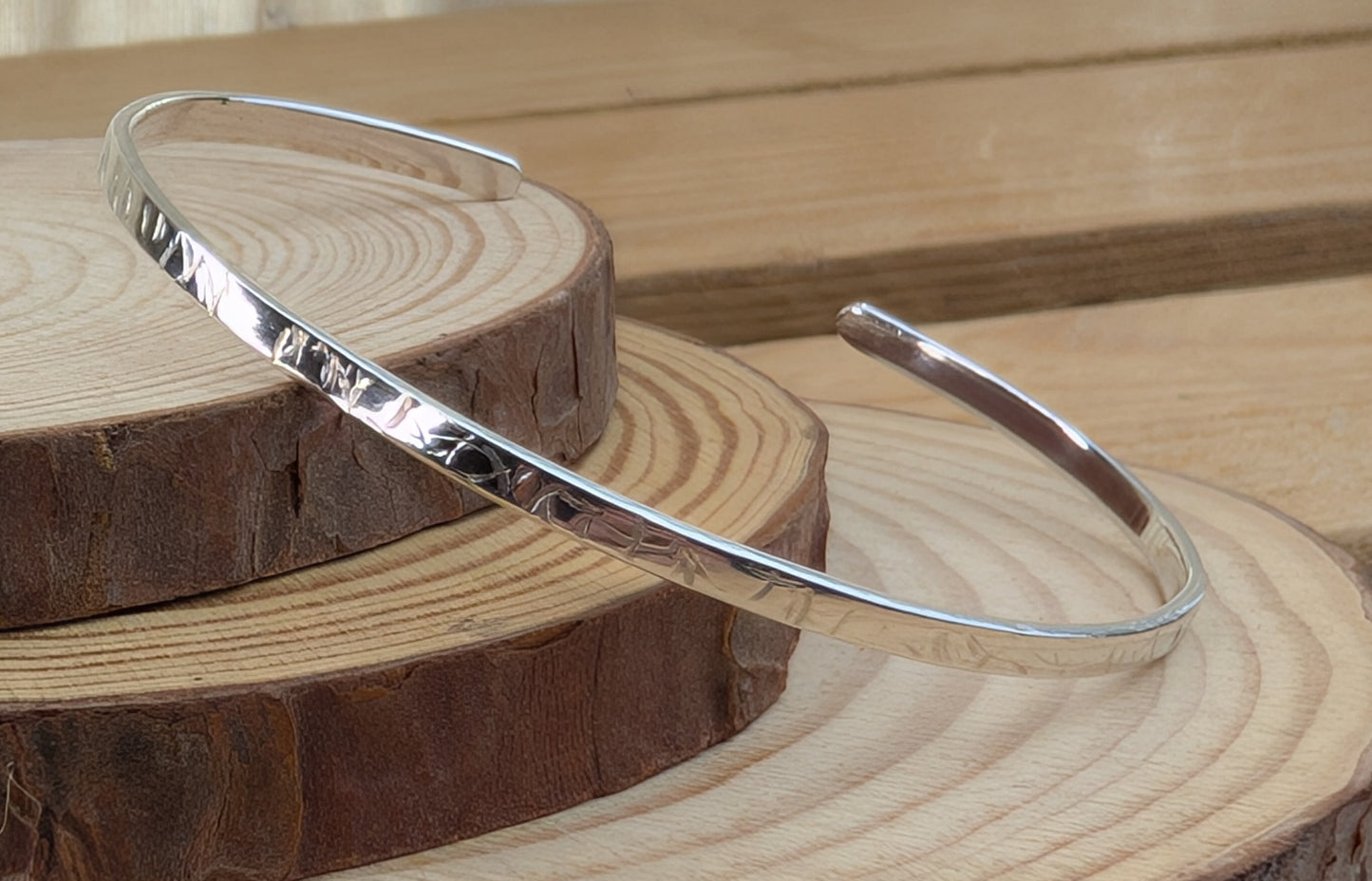 sterling silver adjustable mini cuff