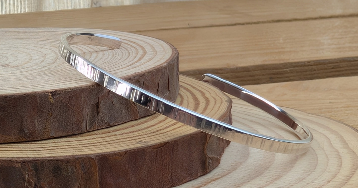 sterling silver adjustable mini cuff