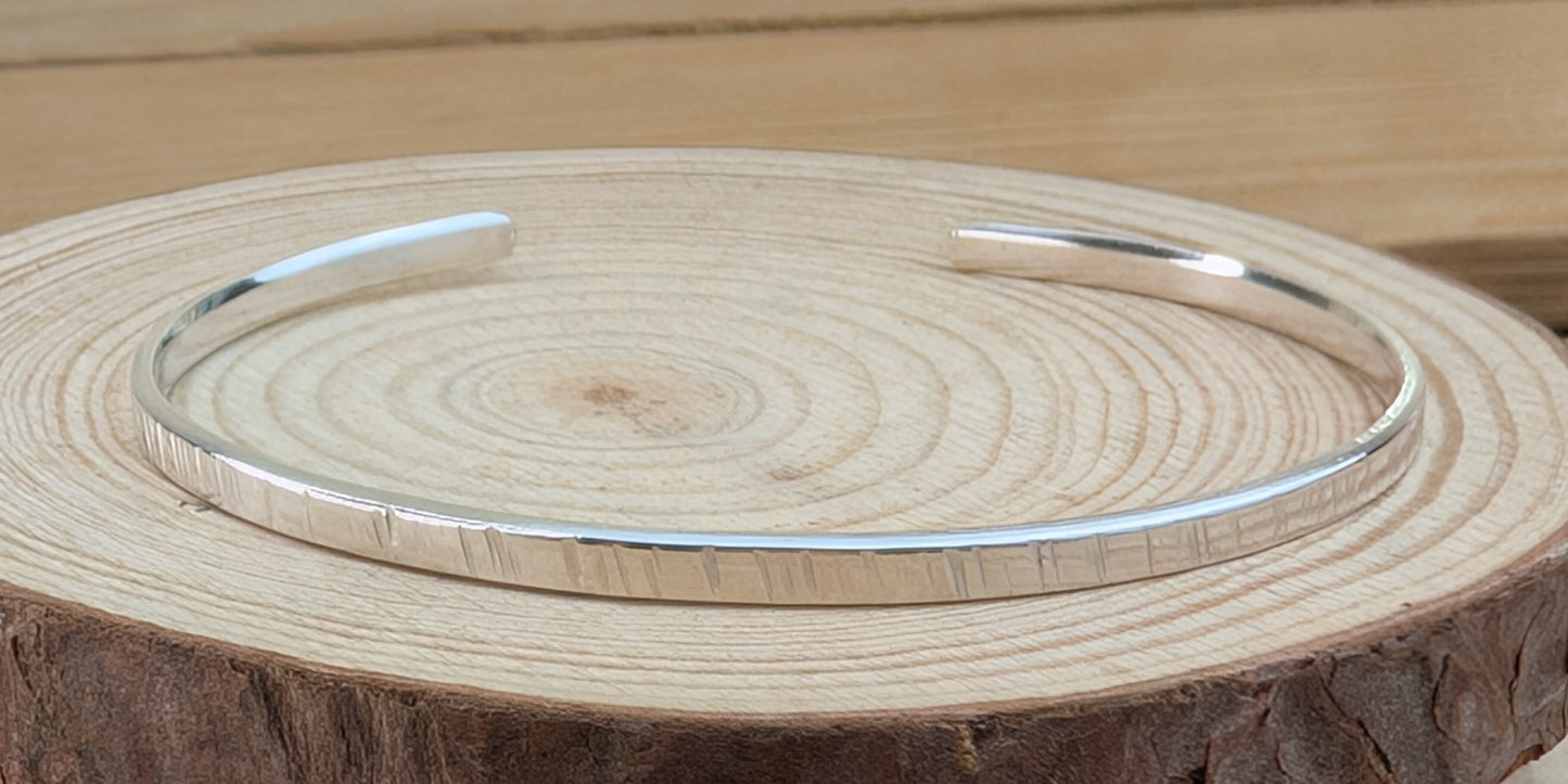 sterling silver adjustable mini cuff