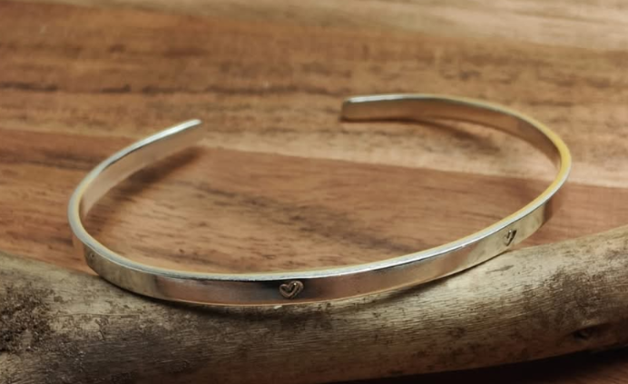 sterling silver adjustable mini cuff